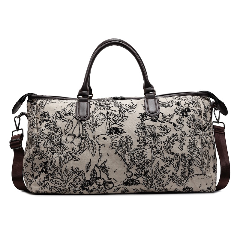 Luxury Yoga Bags - Causal Women Gym Fitness พิมพ์กระเป๋าขนาดใหญ่ความจุเดินทางกีฬาโยคะไหล่ Crossbody