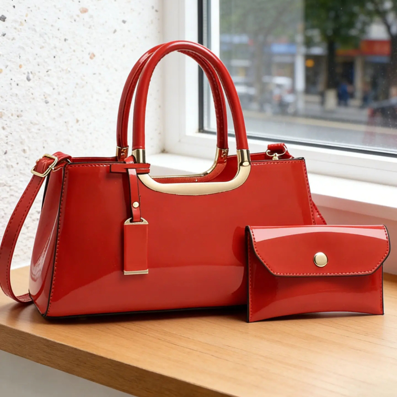 Luxury Bags & Leather Repair Of Atlanta - ชุดกระเป๋าถือสตรี วัสดุ PU หรูหรา น้ำหนักเบา กระเป๋าสะพายข้าง