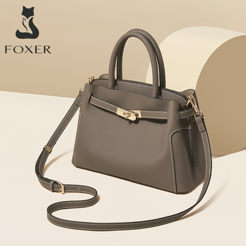 Luxury Bags For Kids - FOXER กระเป๋าถือสตรีหนังแท้กระเป๋าสะพายข้างหรูหรากระเป๋าแฟชั่นสตรีกระเป๋าสะพายไหล่สำหรับสาวๆ 2026 ขายร้อน