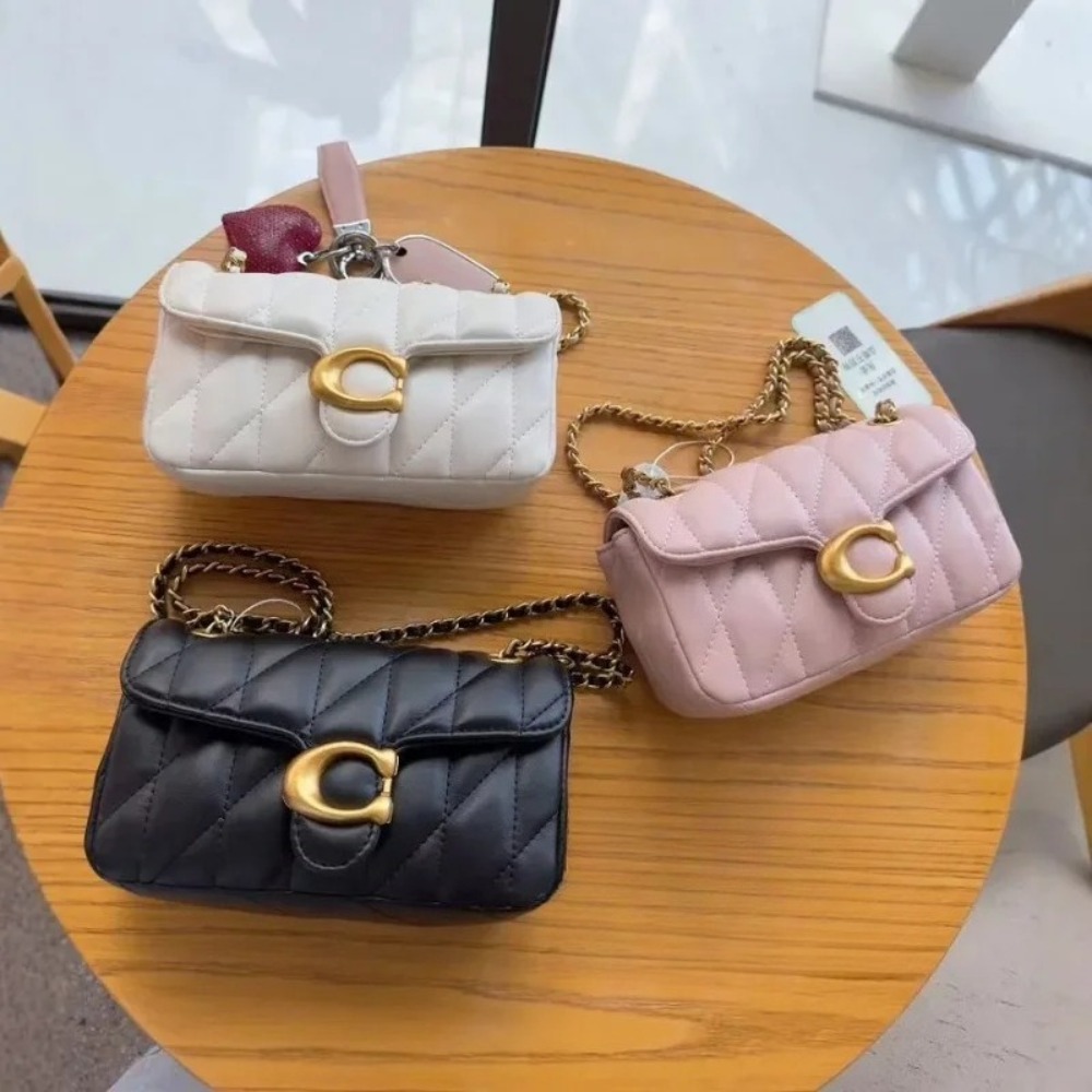 Luxury Quilted Bags - กระเป๋าหนังพรีเมียมพร้อมกระเป๋าสะพายดีไซน์ย้อนยุค กระเป๋าสะพายข้างผู้หญิงสุดหรูพร้อมสายสะพายปรับระดับได้