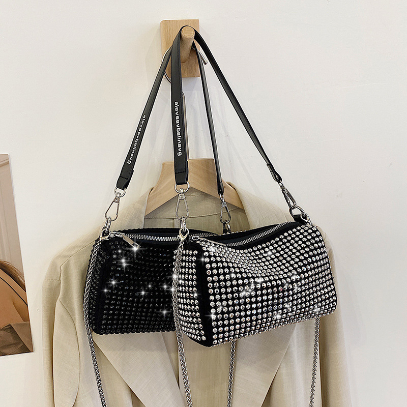 Luxury Bags For Kids - Luxury Bright Rhinestoneไหล่กระเป๋าInsสไตล์Crossbodyกระเป๋าแฟชั่นกระเป๋าถืออเนกประสงค์รักแร้กระเป๋าสําหรับของขวัญผู้หญิงผู้หญิง