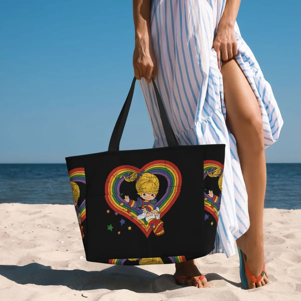 Luxury Yoga Bags - เรนโบว์ ไบรท์ วิธ เรนโบว์ ฮาร์ท บีช