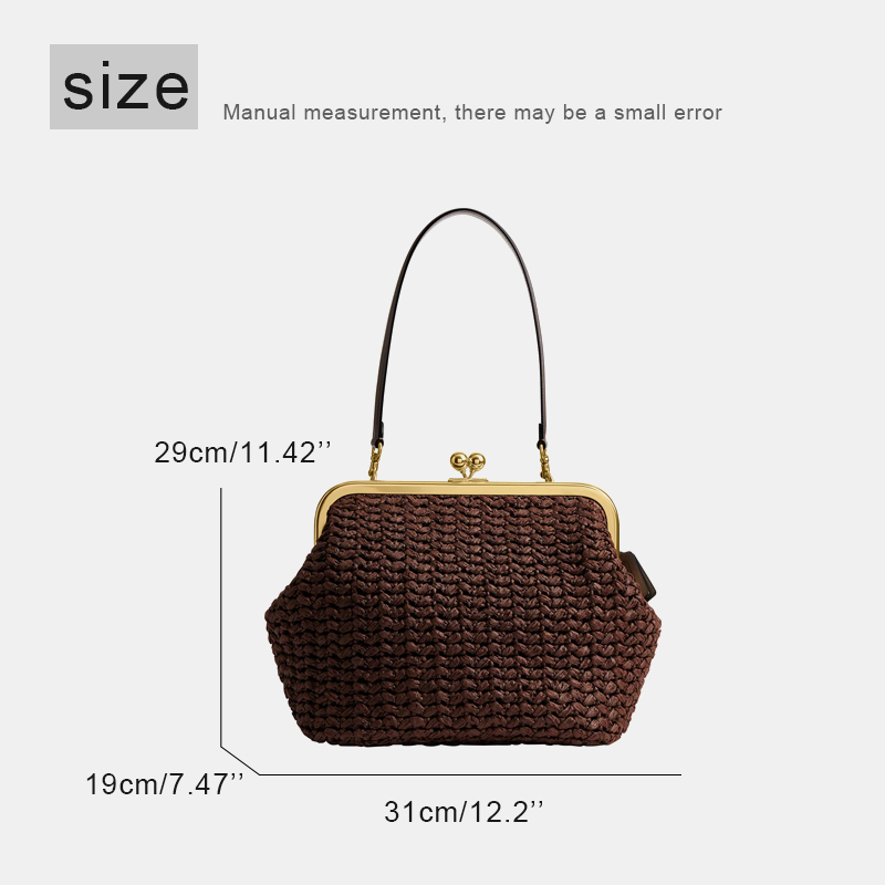 กระเป๋าสะพายชายหาดแบบถักมือพร้ - Luxury Bags On Sale บทวิจารณ์และราคา