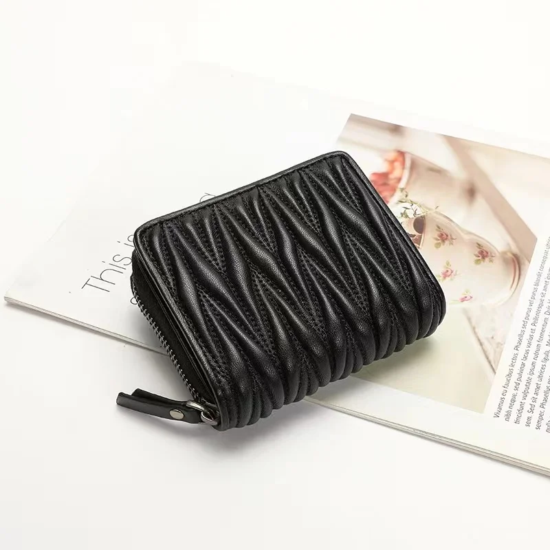 กระเป๋าสตางค์หนังแกะแท้แบบพับไ - Luxury Quilted Bags บทวิจารณ์และราคา