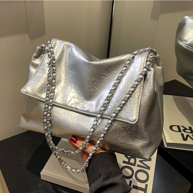กระเป๋าโท้ทหนังแฟชั่นขนาดใหญ่  - Luxury Quilted Bags บทวิจารณ์และราคา
