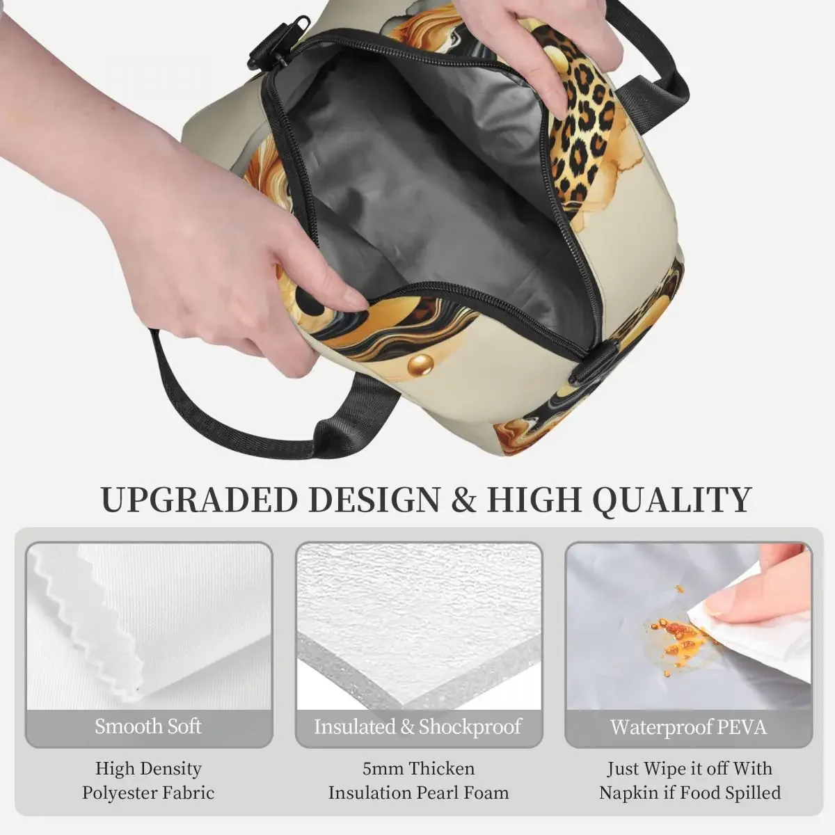 กระเป๋าใส่อาหารกลางวันลายเสือด - Luxury Bags For Kids บทวิจารณ์และราคา