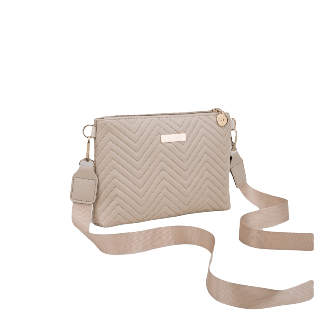 กระเป๋าสะพายข้างแบบมีสายโซ่ลาย - Chain Crossbody Quilted บทวิจารณ์และราคา