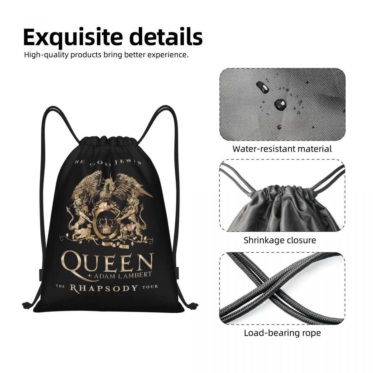 Freddie กระเป๋าหูรูดลายมงกุฎปร - Luxury Yoga Bags บทวิจารณ์และราคา