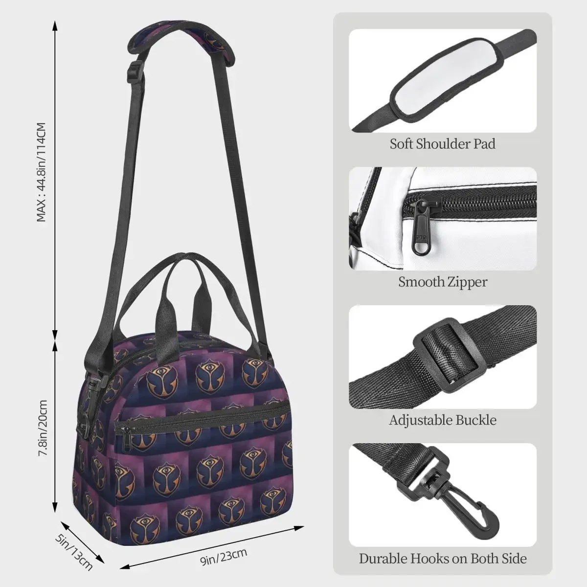 กระเป๋าใส่อาหารกลางวันแบบมีฉนว - Luxury Bags For Kids บทวิจารณ์และราคา