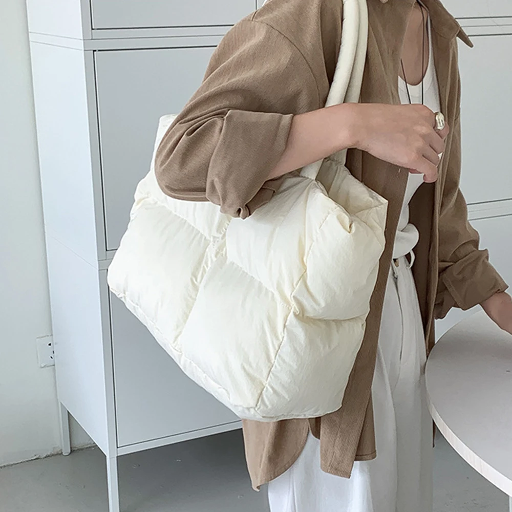กระเป๋าบุนวมคอตตอนขนาดใหญ่สำหร - Luxury Quilted Bags บทวิจารณ์และราคา