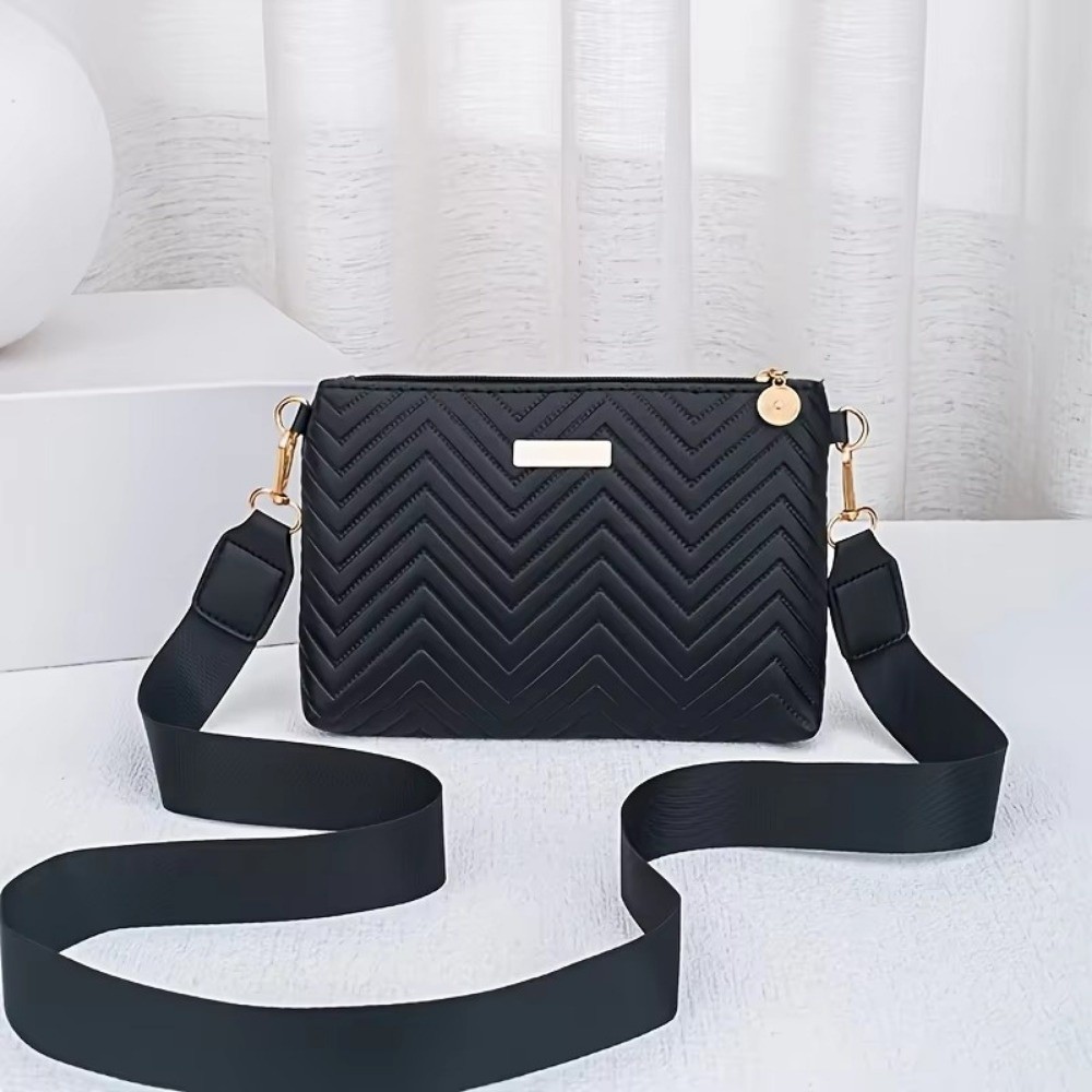 กระเป๋าสะพายข้างแบบมินิมอลลายค - Chain Crossbody Quilted บทวิจารณ์และราคา