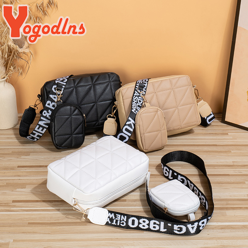Yogodlns กระเป๋าสะพายข้างกระเป - Luxury Quilted Bags บทวิจารณ์และราคา