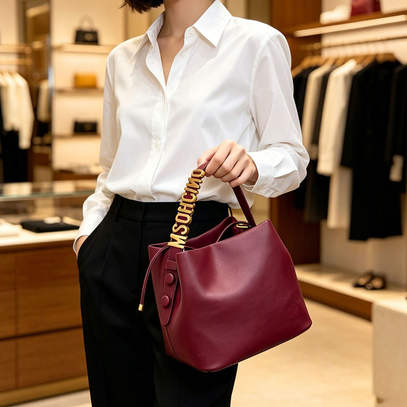 กระเป๋าถือทรงถังแบบมีเชือกผูก  - Luxury Quilted Bags บทวิจารณ์และราคา