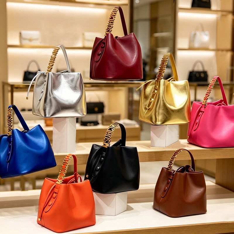 กระเป๋าถือทรงถังแบบมีเชือกผูก  - Luxury Quilted Bags บทวิจารณ์และราคา