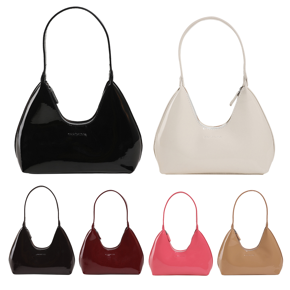 กระเป๋าถือหนังแก้วสำหรับผู้หญิ - Top Handle Patent Bag บทวิจารณ์และราคา