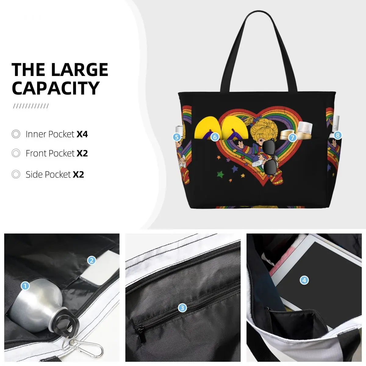 เรนโบว์ ไบรท์ วิธ เรนโบว์ ฮาร์ - Luxury Yoga Bags บทวิจารณ์และราคา